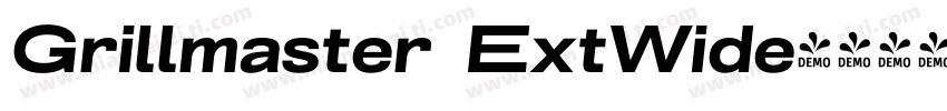 Grillmaster ExtWide字体转换